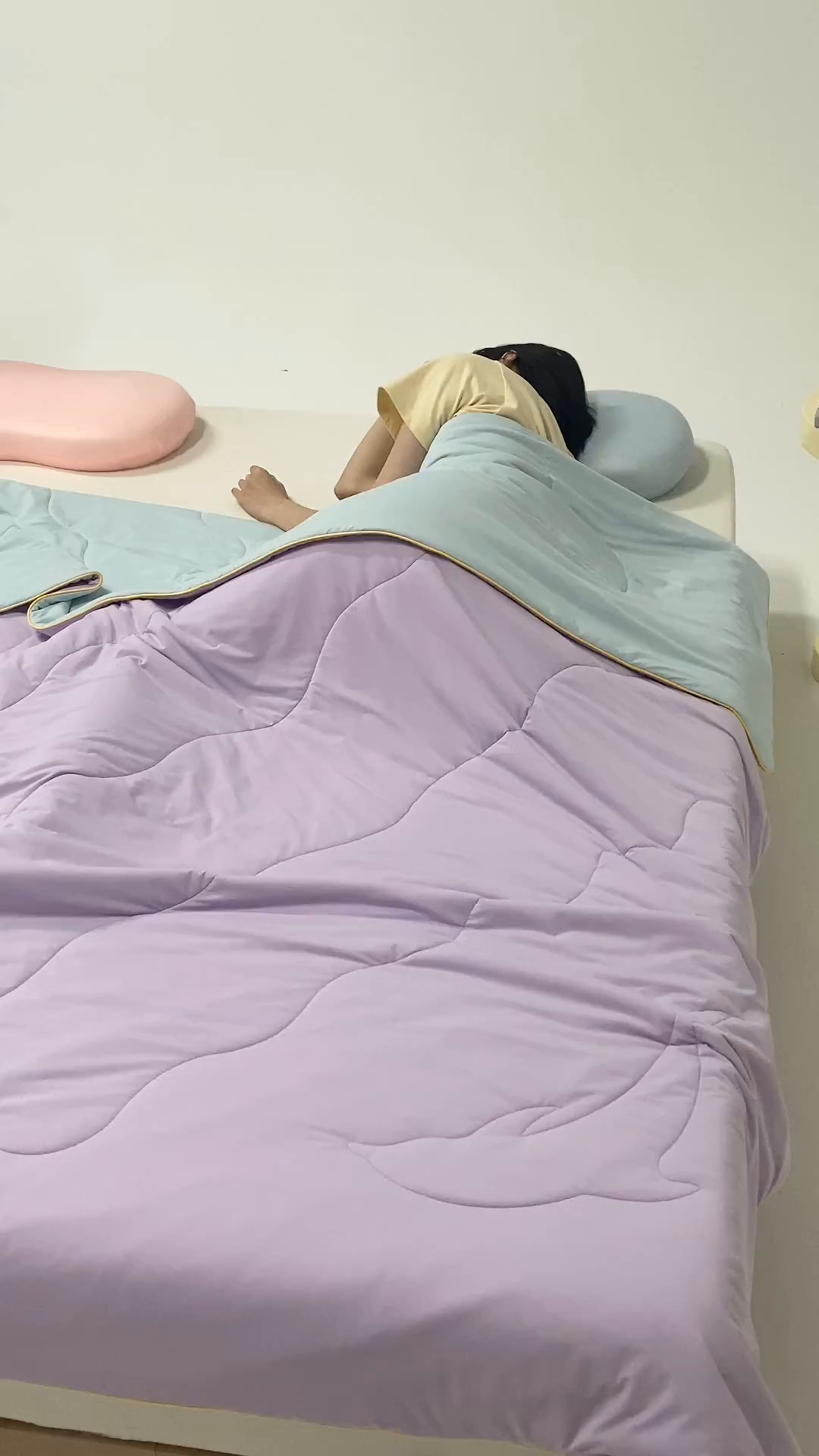 91家纺网 家纺一手货源 找家纺 CINNY馨宜 2026新款A类180g高克重锦氨凉感 冷布丁凉感防蚊即刻凉感夏被 萝兰紫