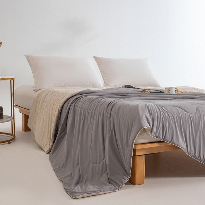 91家纺网 家纺一手货源 找家纺 （总）CINNY馨宜 2026新款A类锦氨凉感冷布丁防蚊双面睡感夏被