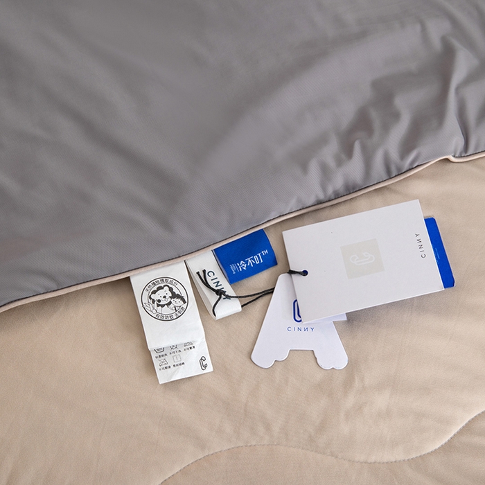 91家纺网 家纺一手货源 找家纺 （总）CINNY馨宜 2026新款A类锦氨凉感冷布丁防蚊双面睡感夏被