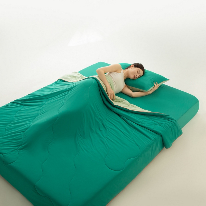 91家纺网 家纺一手货源 找家纺 （总）CINNY馨宜 2026新款A类锦氨凉感冷布丁防蚊双面睡感夏被