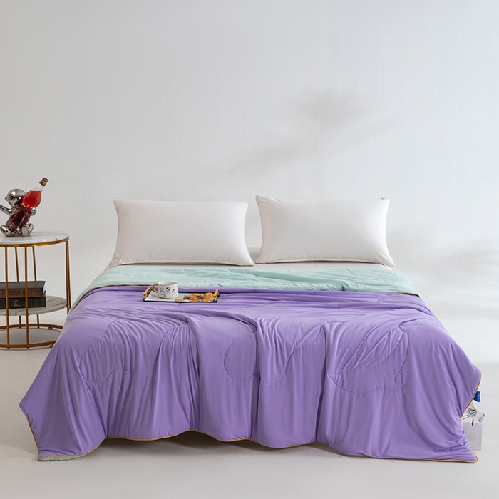 91家纺网 家纺一手货源 找家纺 （总）CINNY馨宜 2026新款A类锦氨凉感冷布丁防蚊双面睡感夏被