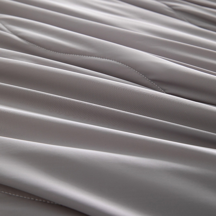 91家纺网 家纺一手货源 找家纺 CINNY馨宜 2026新款A类锦氨凉感冷布丁防蚊双面睡感夏被 冰河灰