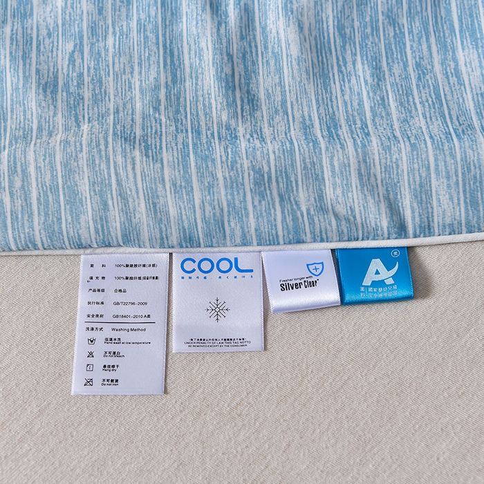 91家纺网 家纺一手货源 找家纺 （总）库里梦家纺 2026新款凉感条纹针织冰淇淋空调被夏被夏凉被