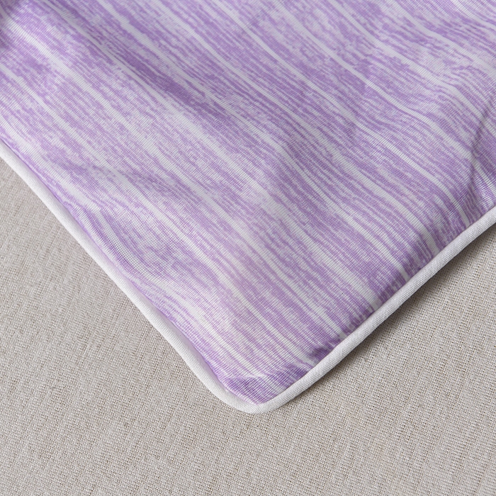 91家纺网 家纺一手货源 找家纺 库里梦家纺 2026新款凉感条纹针织冰淇淋空调被夏被夏凉被 魅紫