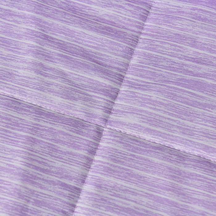 91家纺网 家纺一手货源 找家纺 库里梦家纺 2026新款凉感条纹针织冰淇淋空调被夏被夏凉被 魅紫