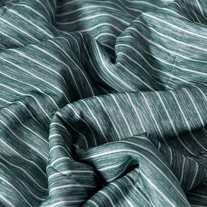 91家纺网 家纺一手货源 找家纺 库里梦家纺 2026新款凉感条纹针织冰淇淋空调被夏被夏凉被 深灰