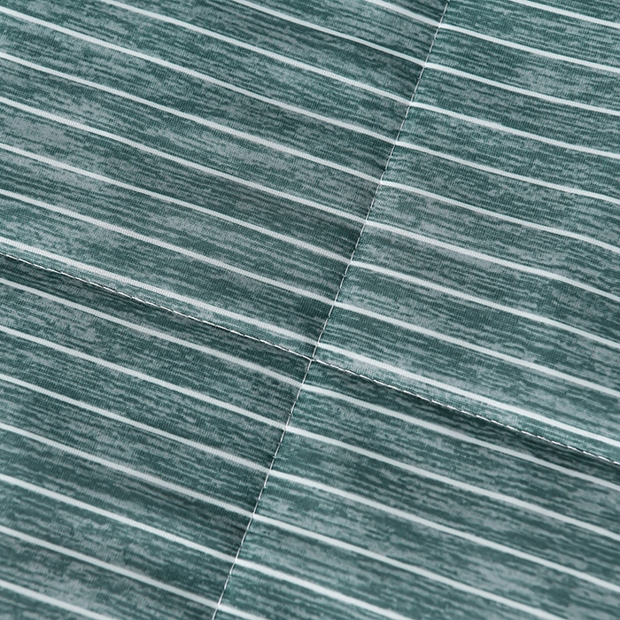 91家纺网 家纺一手货源 找家纺 库里梦家纺 2026新款凉感条纹针织冰淇淋空调被夏被夏凉被 深灰