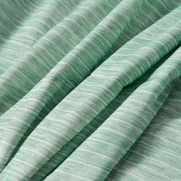 91家纺网 家纺一手货源 找家纺 库里梦家纺 2026新款凉感条纹针织冰淇淋空调被夏被夏凉被 水绿