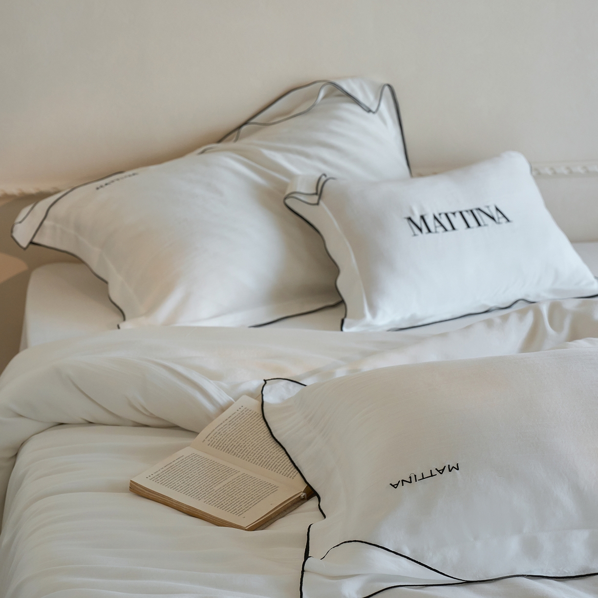 91家纺网 家纺一手货源 找家纺 时亿家居 2026新款砂洗水洗兰精天丝四件套-奶芙系列 奶芙-乳白