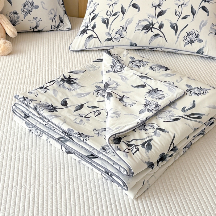 91家纺网 家纺一手货源 找家纺 （总）CINNY馨宜 2026新款小冰皮氨纶凉感夏被空调被