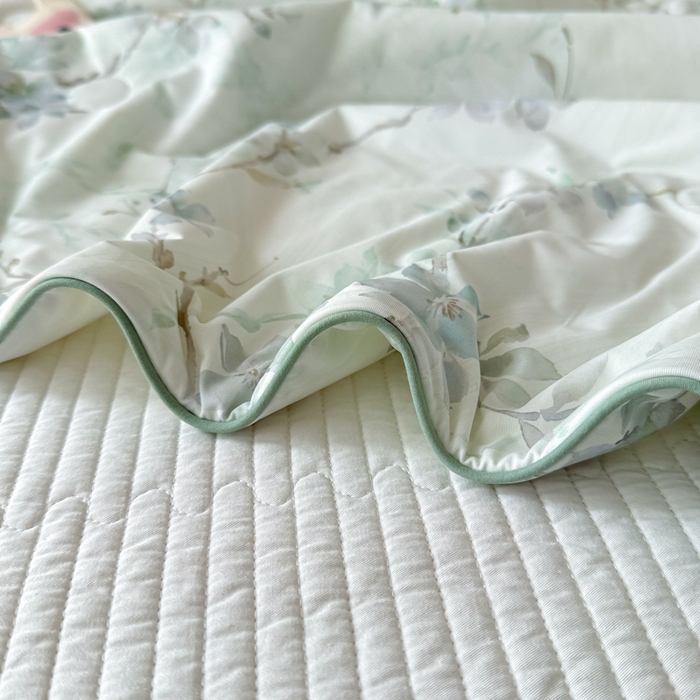 91家纺网 家纺一手货源 找家纺 CINNY馨宜 2026新款小冰皮氨纶凉感夏被空调被 织夏