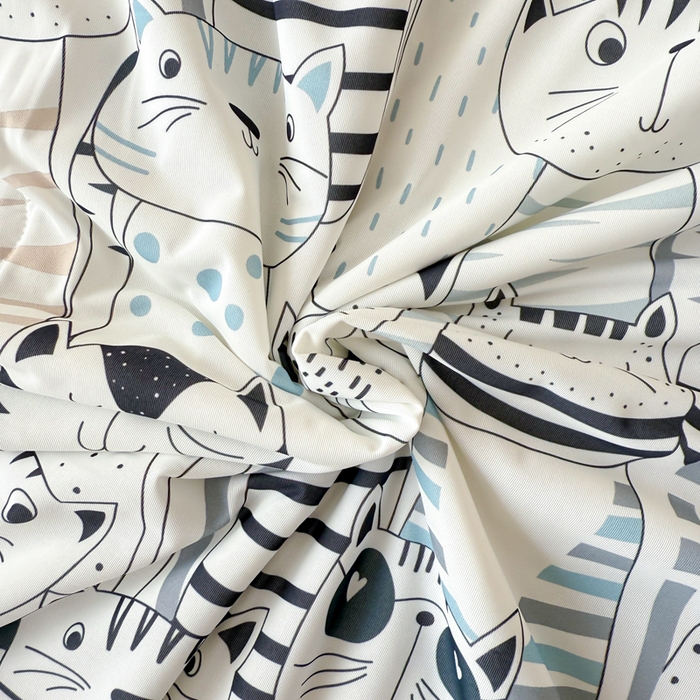 91家纺网 家纺一手货源 找家纺 CINNY馨宜 2026新款小冰皮氨纶凉感夏被空调被 喵星人