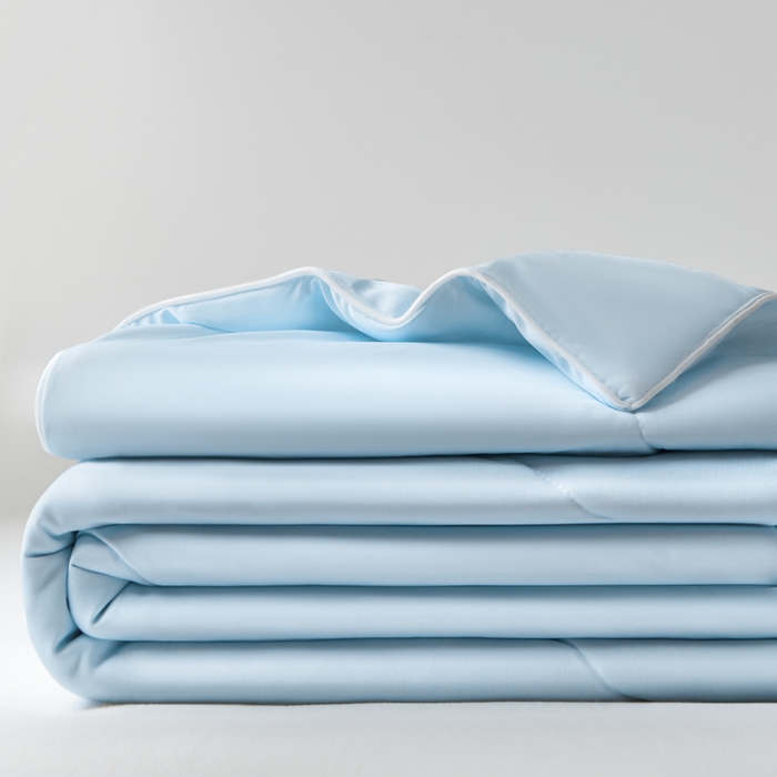 库里梦家纺 2026新款深海水藻凉感被夏被夏凉被空调被礼盒装 冰蓝