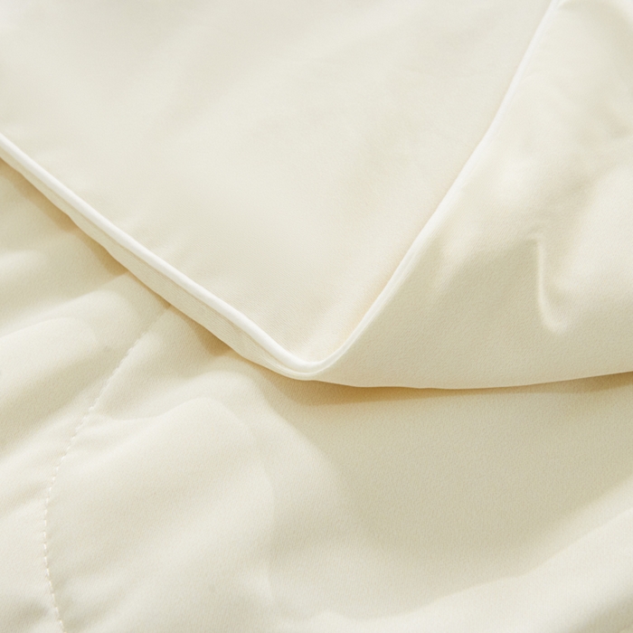 91家纺网 家纺一手货源 找家纺 库里梦家纺 2026新款深海水藻凉感被夏被夏凉被空调被礼盒装 奶油黄