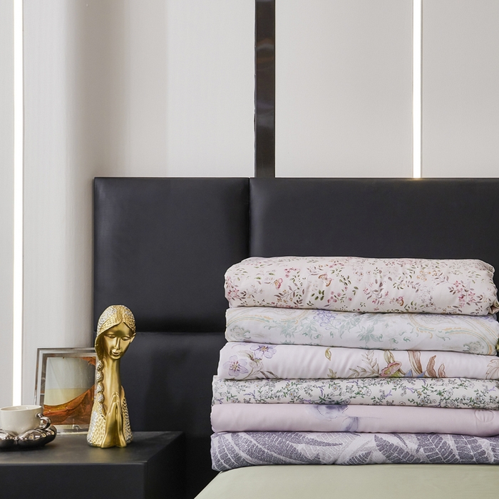 91家纺网 家纺一手货源 找家纺 （总）CINNY馨宜 2026新款天丝莱赛尔数码印花夏被