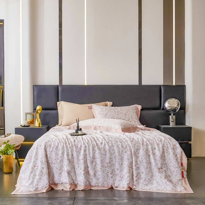 CINNY馨宜 2026新款天丝莱赛尔数码印花夏被 吟禾暮