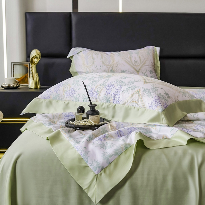 91家纺网 家纺一手货源 找家纺 CINNY馨宜 2026新款天丝莱赛尔数码印花夏被 梦境之翼