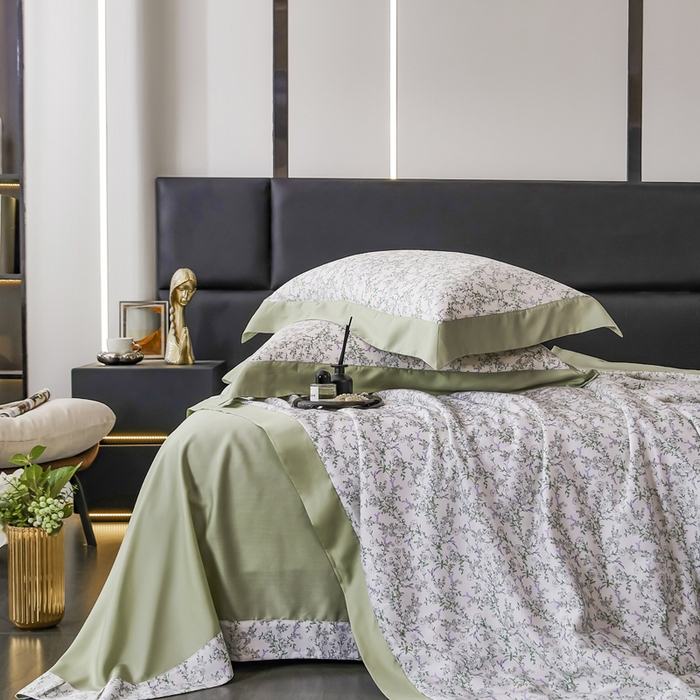 91家纺网 家纺一手货源 找家纺 CINNY馨宜 2026新款天丝莱赛尔数码印花夏被 山茶酿