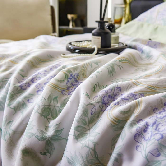 91家纺网 家纺一手货源 找家纺 CINNY馨宜 2026新款天丝莱赛尔数码印花夏被 梦境之翼