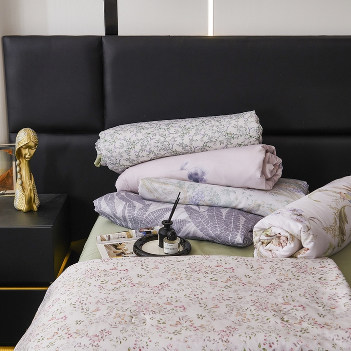 91家纺网 家纺一手货源 找家纺 CINNY馨宜 2026新款天丝莱赛尔数码印花夏被 组合图