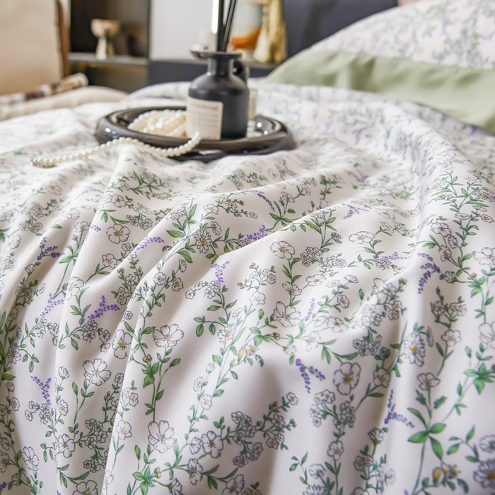 91家纺网 家纺一手货源 找家纺 CINNY馨宜 2026新款天丝莱赛尔数码印花夏被 山茶酿