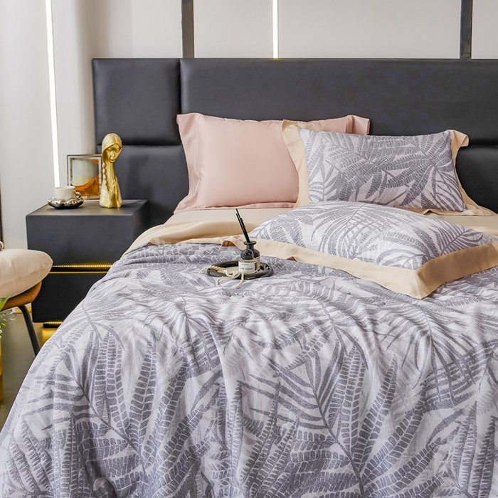 91家纺网 家纺一手货源 找家纺 CINNY馨宜 2026新款天丝莱赛尔数码印花夏被 扶光