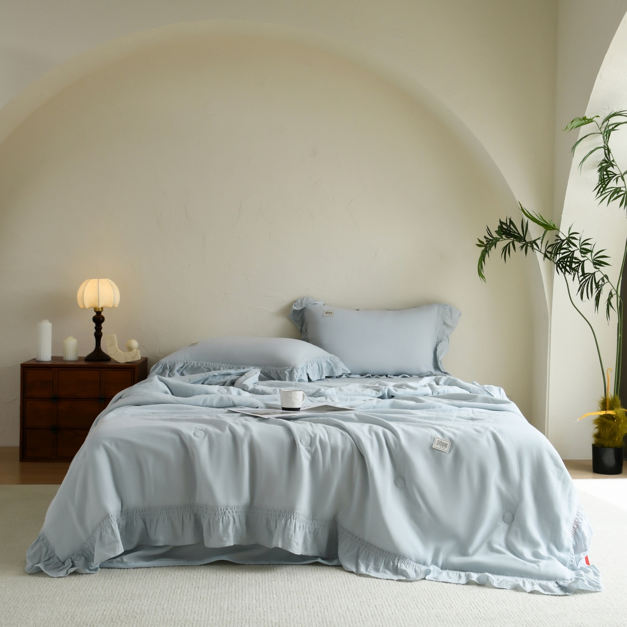 91家纺网 家纺一手货源 找家纺 （总）CINNY馨宜 2026新款水洗天丝莱赛尔夏被空调被