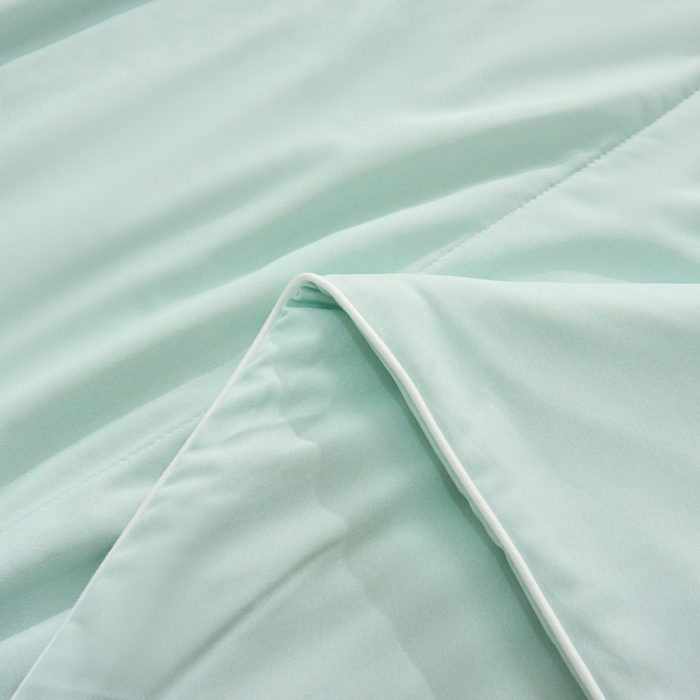 91家纺网 家纺一手货源 找家纺 库里梦家纺 2026新款深海水藻凉感被夏被夏凉被空调被礼盒装 水波绿