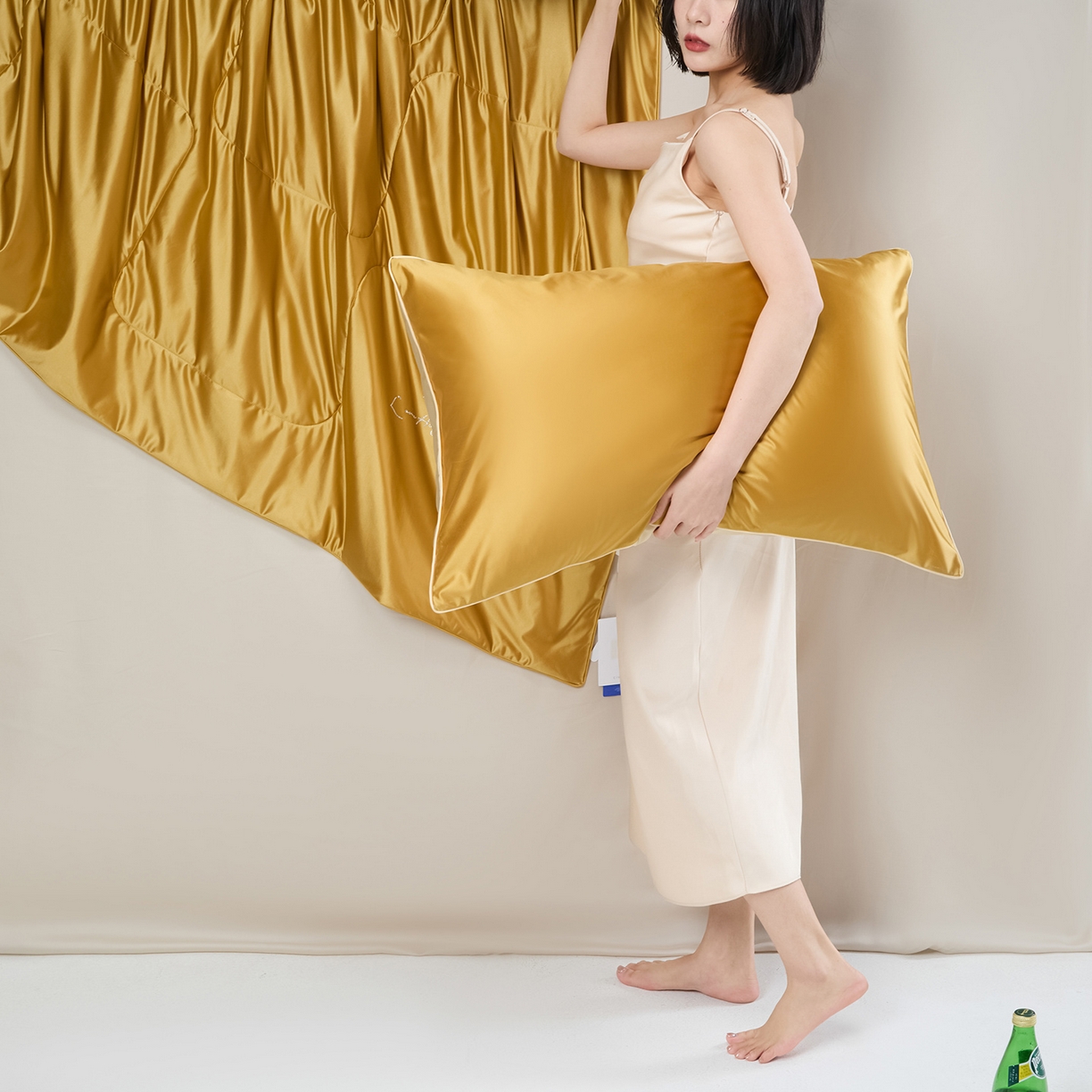 91家纺网 家纺一手货源 找家纺 （总）CINNY馨宜 2026新款水光锦氨凉感夏被空调被夏凉被