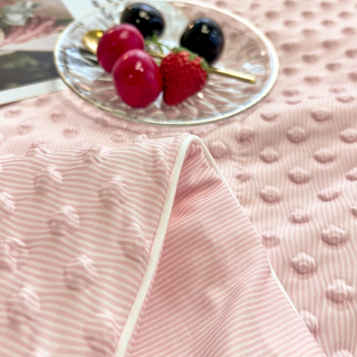 91家纺网 家纺一手货源 找家纺 库里梦家纺 2026新款3D按摩冰豆豆凉感夏被夏凉被空调被 冰豆粉