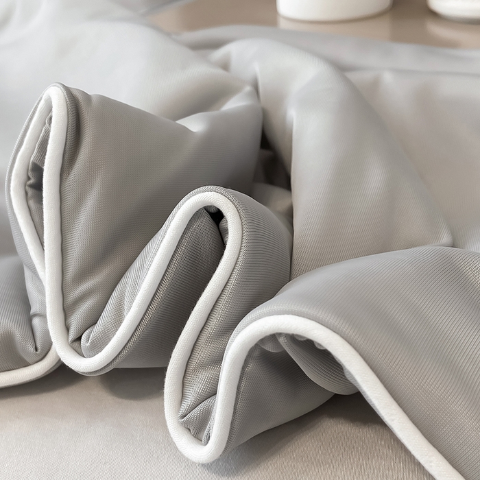 91家纺网 家纺一手货源 找家纺 库里梦家纺 2026新款云柔凉感冰淇淋夏被空调被夏凉被 灰色