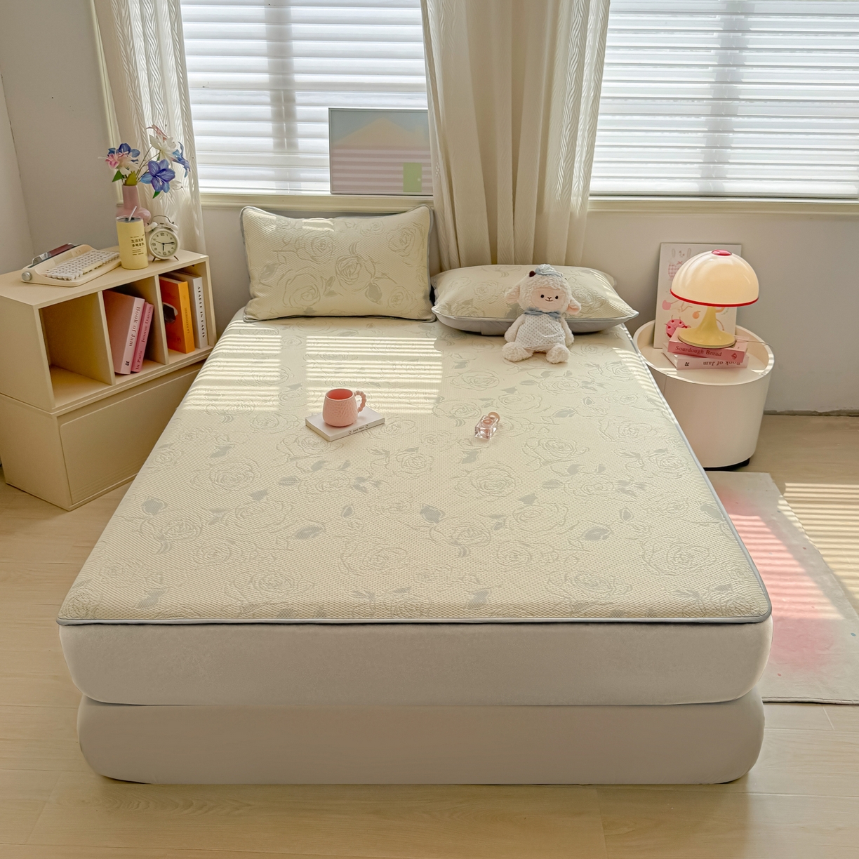 91家纺网 家纺一手货源 找家纺 （总）多乐家纺 206新款冰豆豆防水凉感软席凉席席子