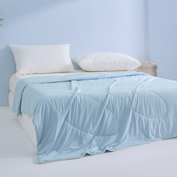 91家纺网 家纺一手货源 找家纺 （总）库里梦家纺 2026新款100%真锦氨无印提花凉感空调被夏被夏凉被