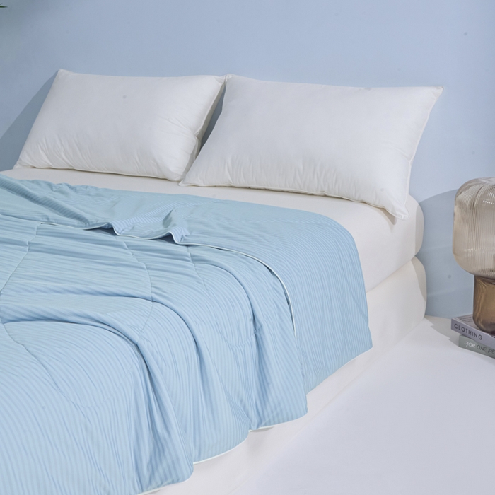 91家纺网 家纺一手货源 找家纺 （总）库里梦家纺 2026新款100%真锦氨无印提花凉感空调被夏被夏凉被