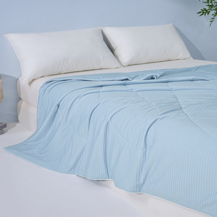 91家纺网 家纺一手货源 找家纺 （总）库里梦家纺 2026新款100%真锦氨无印提花凉感空调被夏被夏凉被