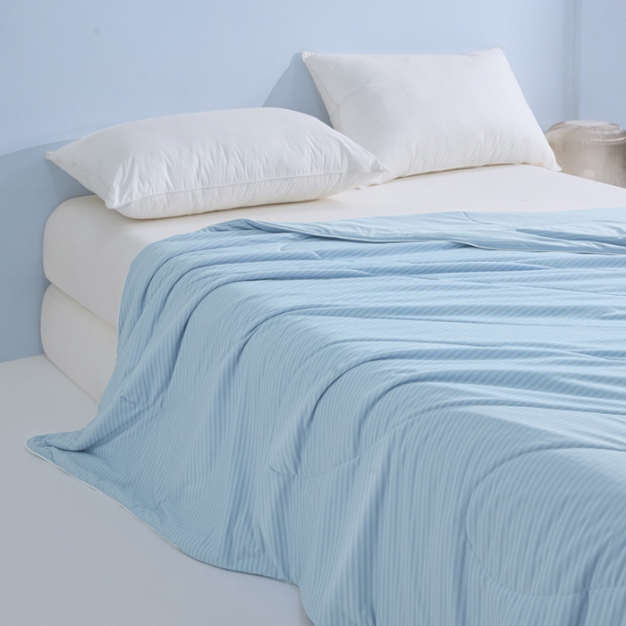 91家纺网 家纺一手货源 找家纺 （总）库里梦家纺 2026新款100%真锦氨无印提花凉感空调被夏被夏凉被