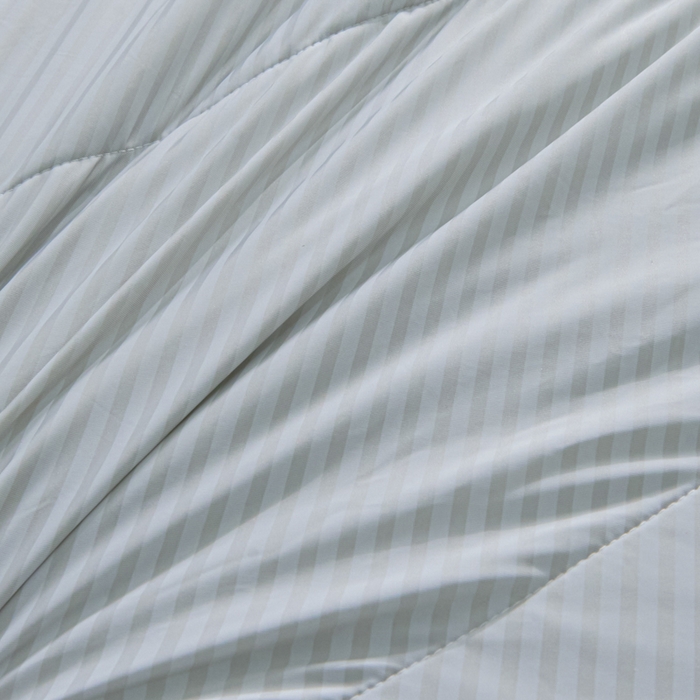 91家纺网 家纺一手货源 找家纺 库里梦家纺 2026新款100%真锦氨无印提花凉感空调被夏被夏凉被 条纹灰