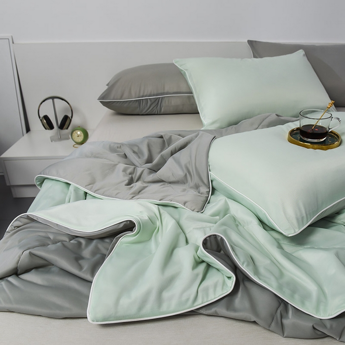 91家纺网 家纺一手货源 找家纺 （总）库里梦家纺 2026新款凉感丝冰激凌夏被夏凉被空调被