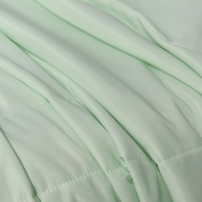 91家纺网 家纺一手货源 找家纺 库里梦家纺 2026新款凉感丝冰激凌夏被夏凉被空调被 绿色