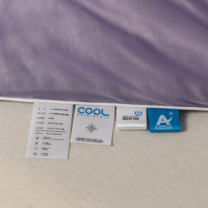 91家纺网 家纺一手货源 找家纺 库里梦家纺 2026新款凉感丝冰激凌夏被夏凉被空调被 紫色