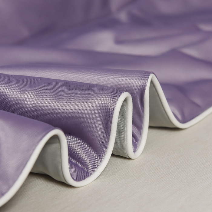 91家纺网 家纺一手货源 找家纺 库里梦家纺 2026新款凉感丝冰激凌夏被夏凉被空调被 灰+紫