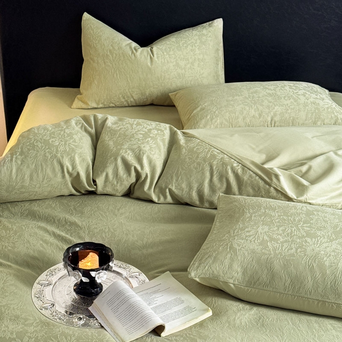 91家纺网 家纺一手货源 找家纺 （总）佰亿莱 2026新款新疆长绒棉60支水洗提花四件套