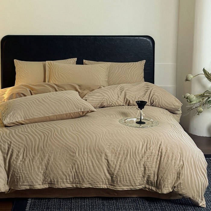 91家纺网 家纺一手货源 找家纺 （总）佰亿莱 2026新款新疆长绒棉60支水洗提花四件套