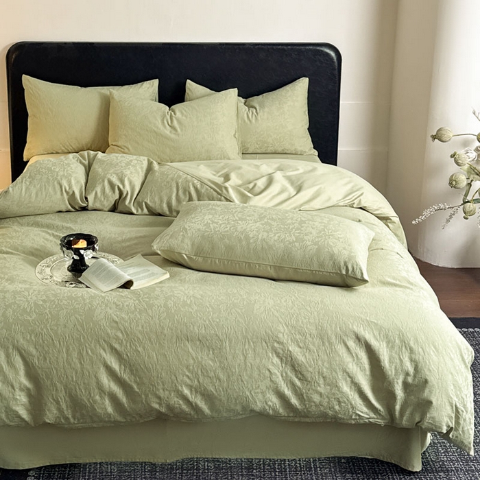 91家纺网 家纺一手货源 找家纺 （总）佰亿莱 2026新款新疆长绒棉60支水洗提花四件套