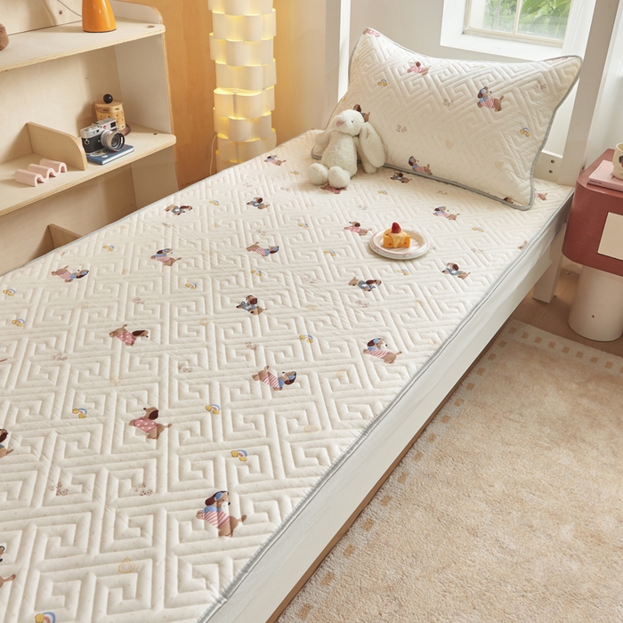 91家纺网 家纺一手货源 找家纺 （总）舒居家纺 2026新款学生床全棉软床垫床盖