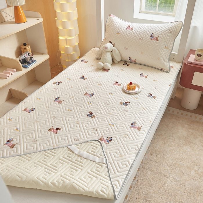 91家纺网 家纺一手货源 找家纺 （总）舒居家纺 2026新款学生床全棉软床垫床盖