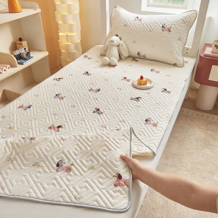 91家纺网 家纺一手货源 找家纺 （总）舒居家纺 2026新款学生床全棉软床垫床盖