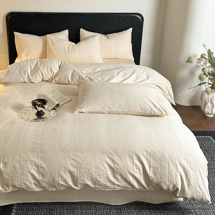 91家纺网 家纺一手货源 找家纺 （总）佰亿莱 2026新款新疆长绒棉60支水洗提花四件套