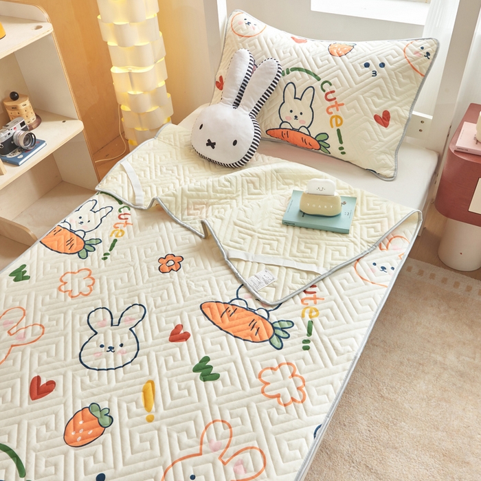 91家纺网 家纺一手货源 找家纺 （总）舒居家纺 2026新款学生床全棉软床垫床盖