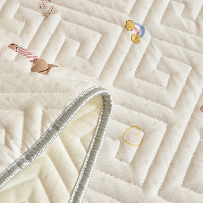 91家纺网 家纺一手货源 找家纺 舒居家纺 2026新款学生床全棉软床垫床盖 围脖狗狗